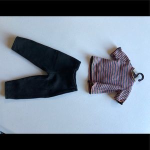 American Girl Doll 3 tshirts and a pair of leggings